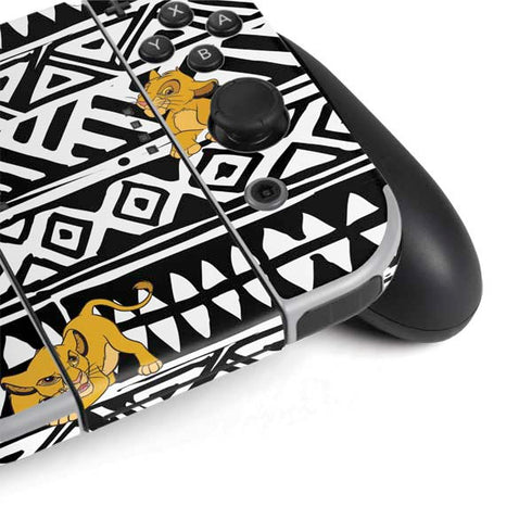 Disney The Lion King Simba Tribal Print Nintendo Switch OLED (2021) Skin