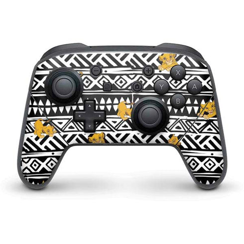 Disney The Lion King Simba Tribal Print Nintendo Switch Pro Controller Skin