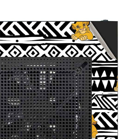 Disney The Lion King Simba Tribal Print NZXT H510 Compact ATX Mid-Tower Case Skin