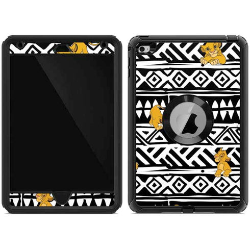 Disney The Lion King Simba Tribal Print Otterbox Defender iPad Skin