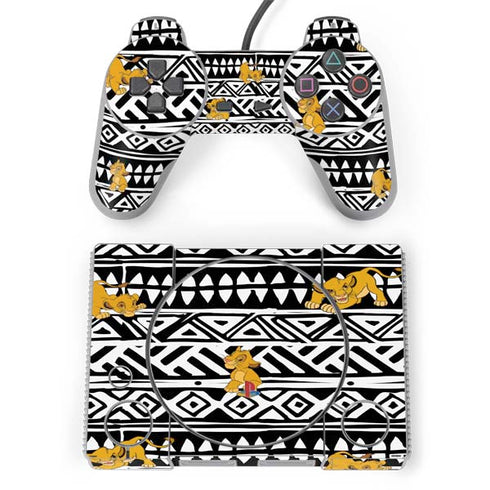 Disney The Lion King Simba Tribal Print PlayStation Classic Bundle Skin