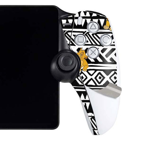 Disney The Lion King Simba Tribal Print PlayStation Portal Remote Player Skin