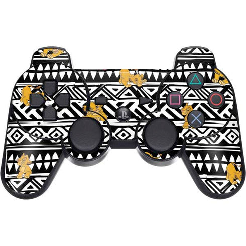 Disney The Lion King Simba Tribal Print PS3 Dual Shock wireless controller Skin