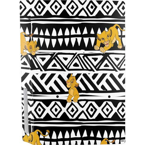 Disney The Lion King Simba Tribal Print PS5 Console Skin