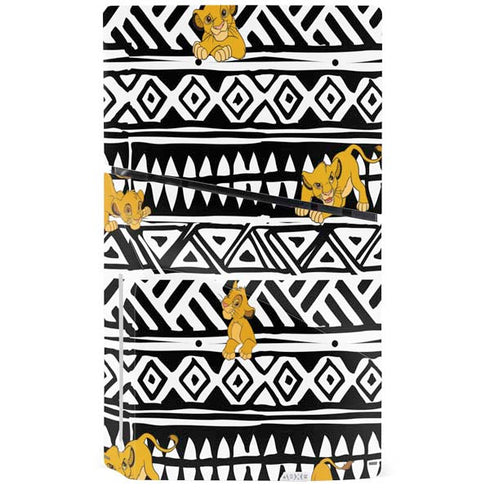 Disney The Lion King Simba Tribal Print PS5 Slim Disk Console Skin