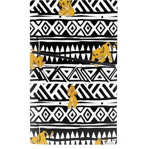 Disney The Lion King Simba Tribal Print PS5 Slim Digital Edition Console Skin