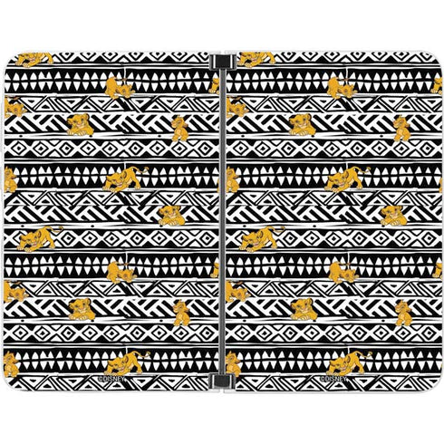 Disney The Lion King Simba Tribal Print Surface Duo Skin