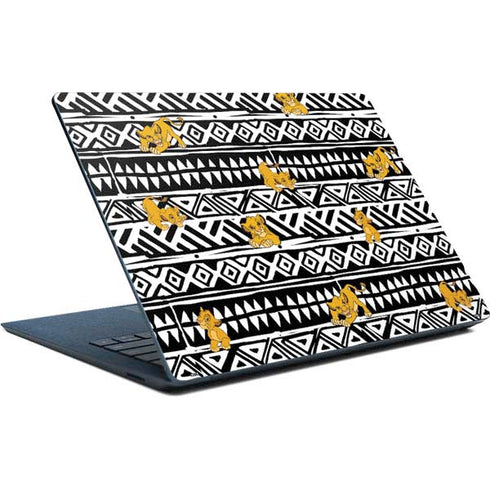 Disney The Lion King Simba Tribal Print Surface Laptop Skin