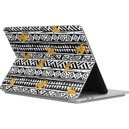 Disney The Lion King Simba Tribal Print Surface Laptop Studio Skin
