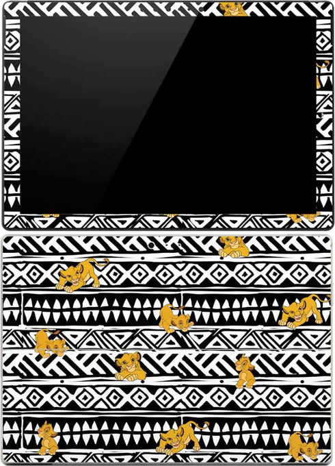Disney The Lion King Simba Tribal Print Surface Pro 4 Skin