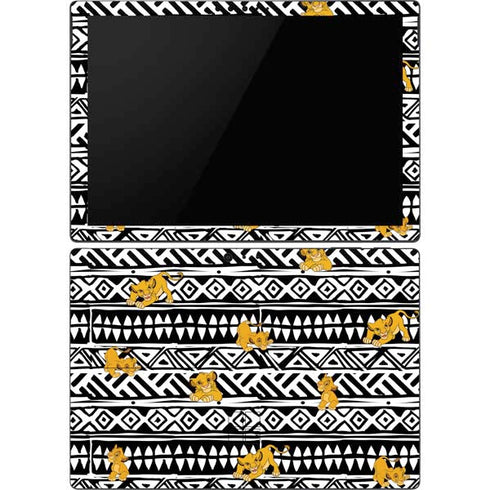 Disney The Lion King Simba Tribal Print Surface Pro 6 Skin