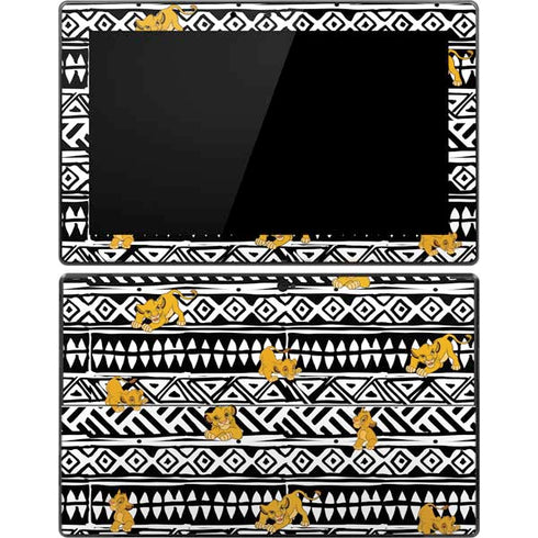 Disney The Lion King Simba Tribal Print Surface Pro Tablet Skin