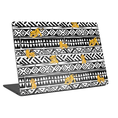 Disney The Lion King Simba Tribal Print Universal Laptop 12in (9.8 x 6.8in) Skin