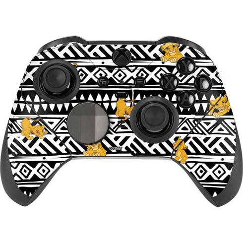 Disney The Lion King Simba Tribal Print Xbox Elite Wireless Controller Series 2 Skin