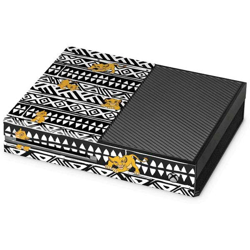 Disney The Lion King Simba Tribal Print Xbox One Console Skin