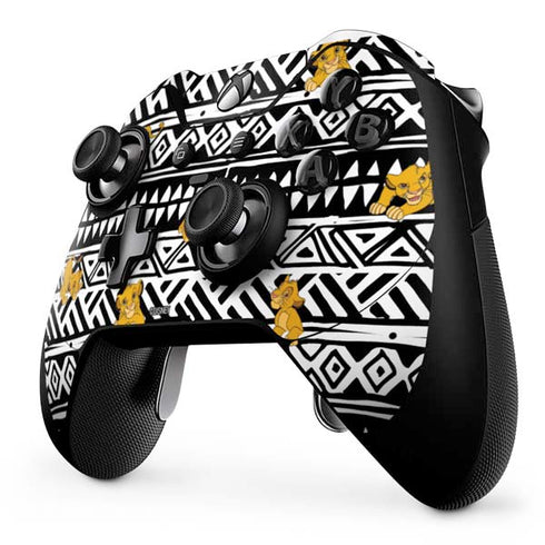 Disney The Lion King Simba Tribal Print Xbox One Elite Controller Skin