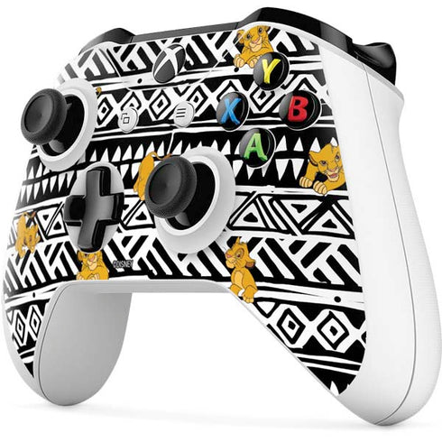 Disney The Lion King Simba Tribal Print Xbox One S Controller Skin