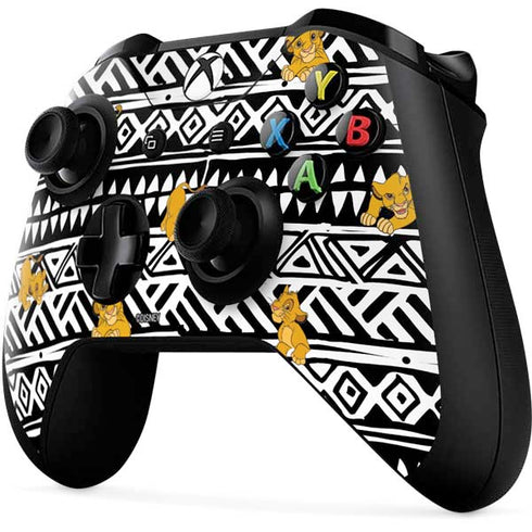 Disney The Lion King Simba Tribal Print Xbox One X Controller Skin