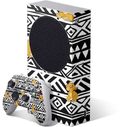 Disney The Lion King Simba Tribal Print Xbox Series S Skins