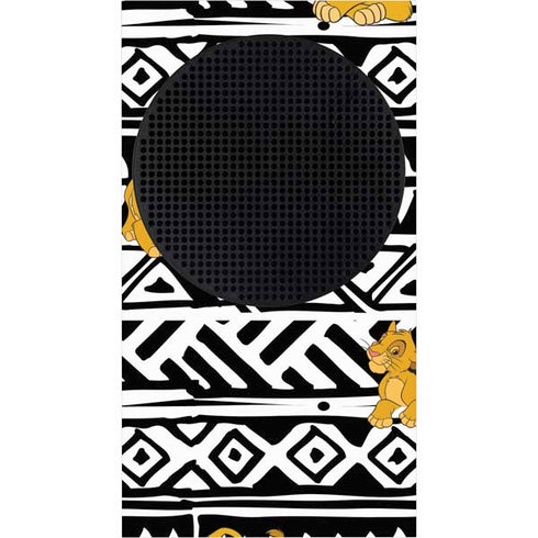 Disney The Lion King Simba Tribal Print Xbox Series S Console Skin