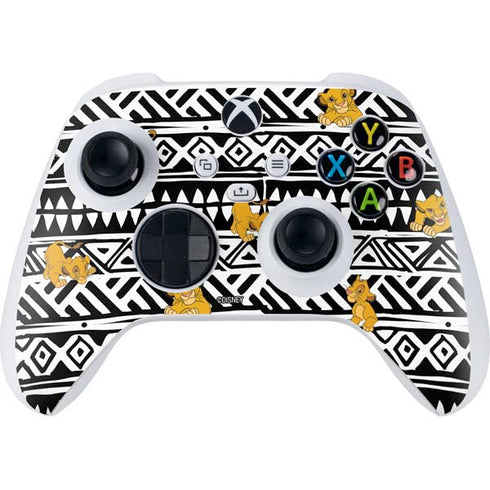 Disney The Lion King Simba Tribal Print Xbox Series S Controller Skin