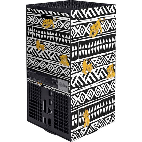 Disney The Lion King Simba Tribal Print Xbox Series X Bundle Skin