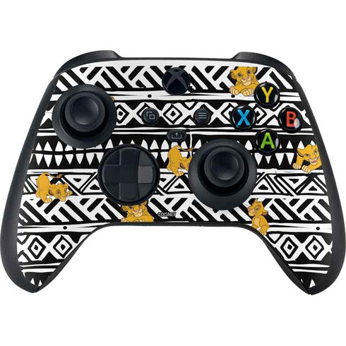 Disney The Lion King Simba Tribal Print Xbox Series X Bundle Skin