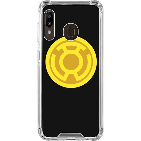 DC Comics Green Lantern Sinestro Emblem Galaxy A30 Clear Case