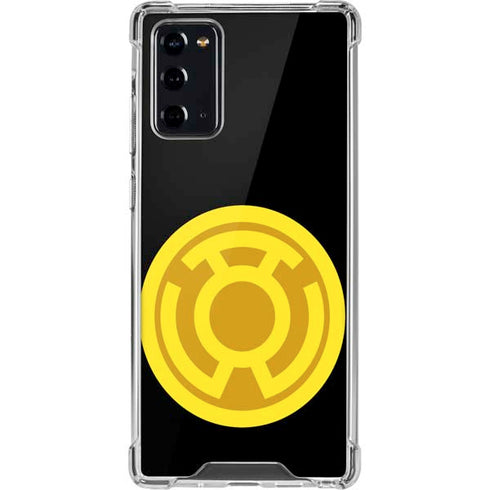 DC Comics Green Lantern Sinestro Emblem Galaxy Note20 5G Clear Case