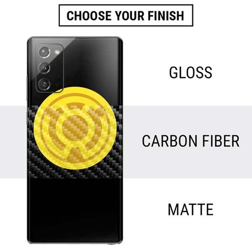 DC Comics Green Lantern Sinestro Emblem Galaxy Note20 5G Skin