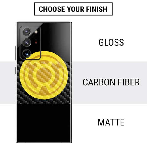 DC Comics Green Lantern Sinestro Emblem Galaxy Note20 Ultra 5G Skin