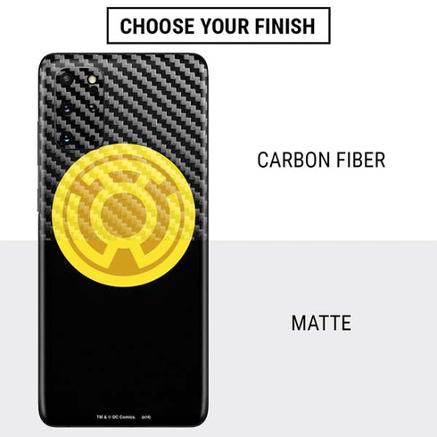 DC Comics Green Lantern Sinestro Emblem Galaxy S20 Plus Skin