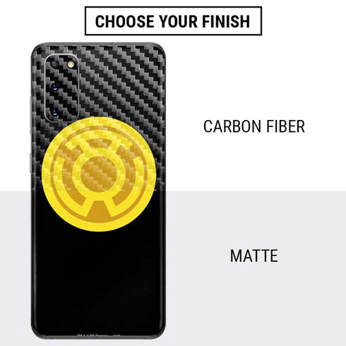 DC Comics Green Lantern Sinestro Emblem Galaxy S20 Skin