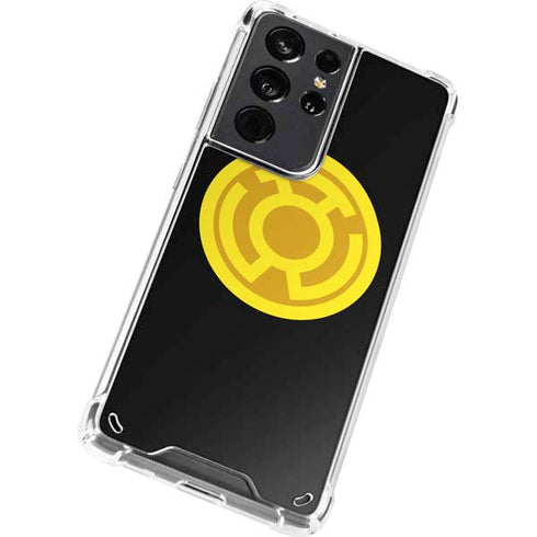 DC Comics Green Lantern Sinestro Emblem Galaxy S21 Ultra 5G Clear Case