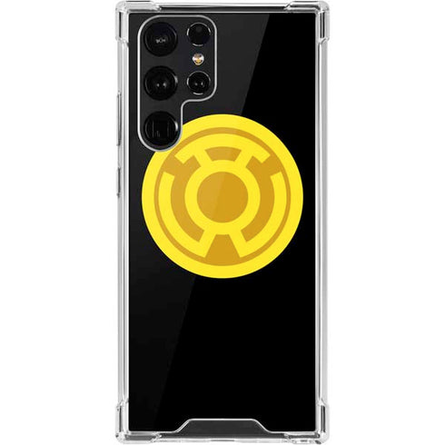 DC Comics Green Lantern Sinestro Emblem Galaxy S22 Ultra Clear Case