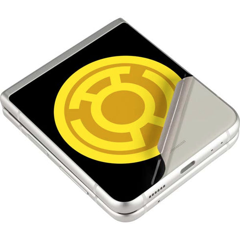 DC Comics Green Lantern Sinestro Emblem Galaxy Z Flip3 5G Skin