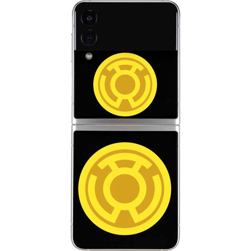 DC Comics Green Lantern Sinestro Emblem Galaxy Z Flip4 5G Skin
