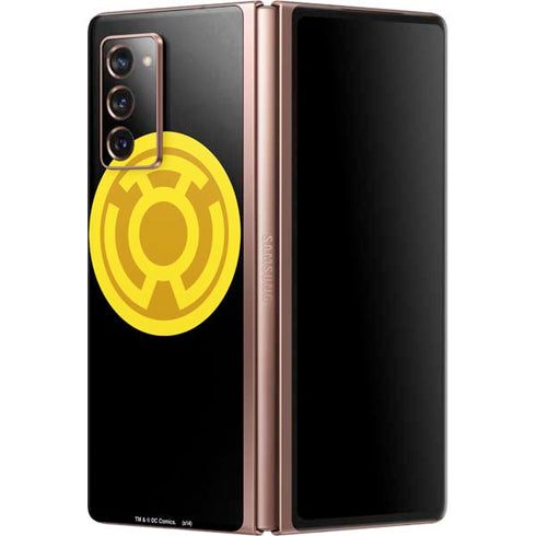 DC Comics Green Lantern Sinestro Emblem Galaxy Z Fold2 5G Skin