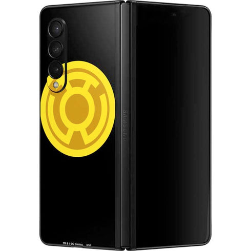 DC Comics Green Lantern Sinestro Emblem Galaxy Z Fold3 5G Skin