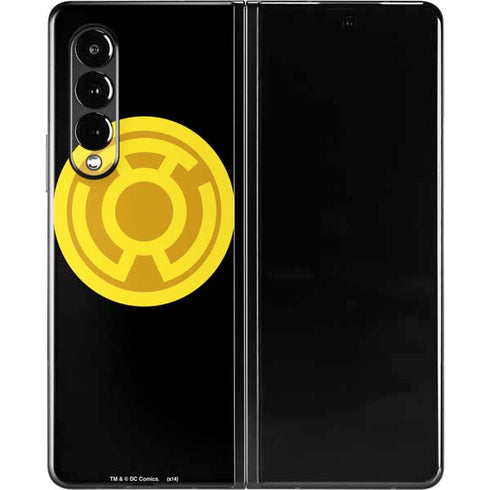 DC Comics Green Lantern Sinestro Emblem Galaxy Z Fold3 5G Skin