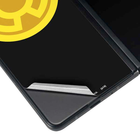 DC Comics Green Lantern Sinestro Emblem Galaxy Z Fold3 5G Skin