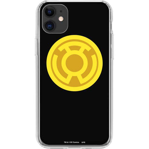 DC Comics Green Lantern Sinestro Emblem iPhone 11 Clear Case
