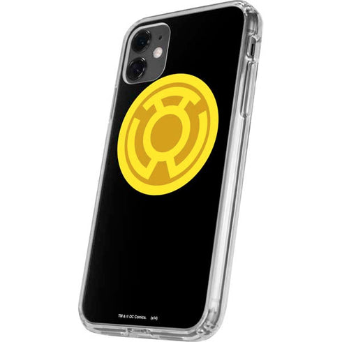 DC Comics Green Lantern Sinestro Emblem iPhone 11 Clear Case