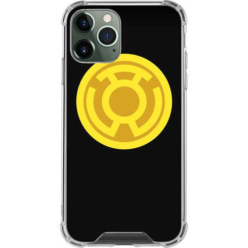 DC Comics Green Lantern Sinestro Emblem iPhone 11 Pro Max Clear Case