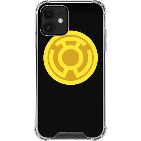 DC Comics Green Lantern Sinestro Emblem iPhone 12 Clear Case