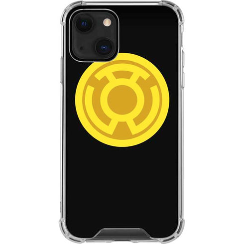 DC Comics Green Lantern Sinestro Emblem iPhone 14 Plus Clear Case