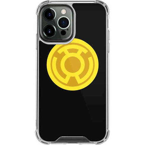 DC Comics Green Lantern Sinestro Emblem iPhone 14 Pro Max Clear Case