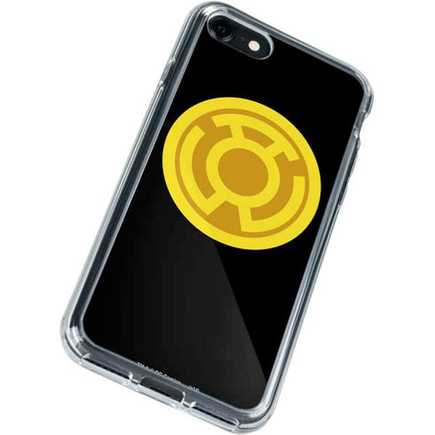 DC Comics Green Lantern Sinestro Emblem iPhone SE (2nd & 3rd Gen) Clear Case