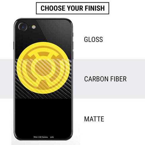 DC Comics Green Lantern Sinestro Emblem iPhone SE (2nd & 3rd Gen) Skin