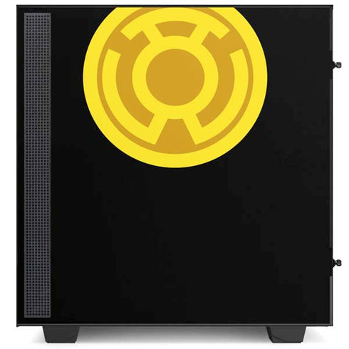 DC Comics Green Lantern Sinestro Emblem NZXT H510 Compact ATX Mid-Tower Case Skin